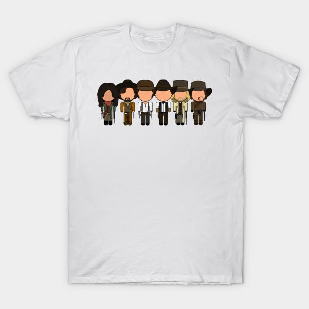 Young Guns Movie Icons - "Vector-Eds" T-Shirt by TwistedKoala